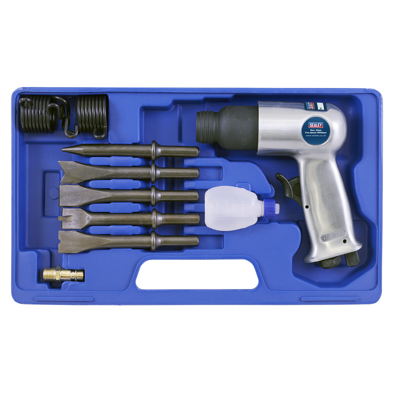 Sealey Air Hammer Kit Medium Stroke 32mm 4500bpm