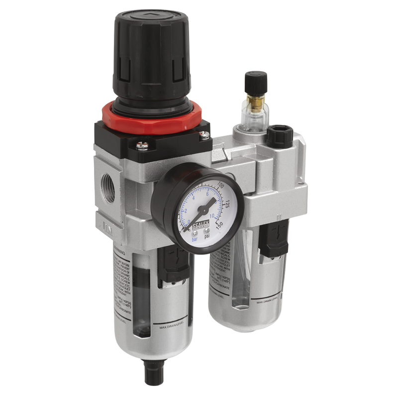 Sealey Air Filter/Regulator/Lubricator SA2001 3/8" BSP