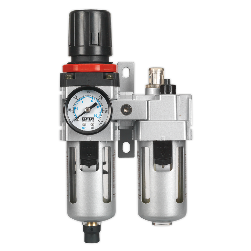 Sealey Air Filter/Regulator/Lubricator SA2001 3/8" BSP