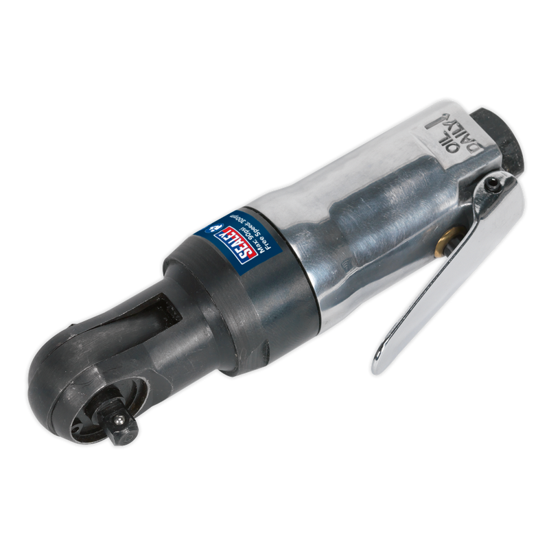 Sealey Super Stubby Air Ratchet Wrench 1/4" Drive 20lb.ft Torque