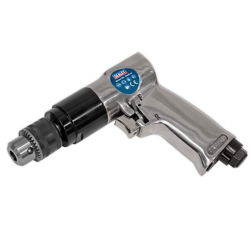 Sealey Reversible Air Drill 10mm 1800rpm