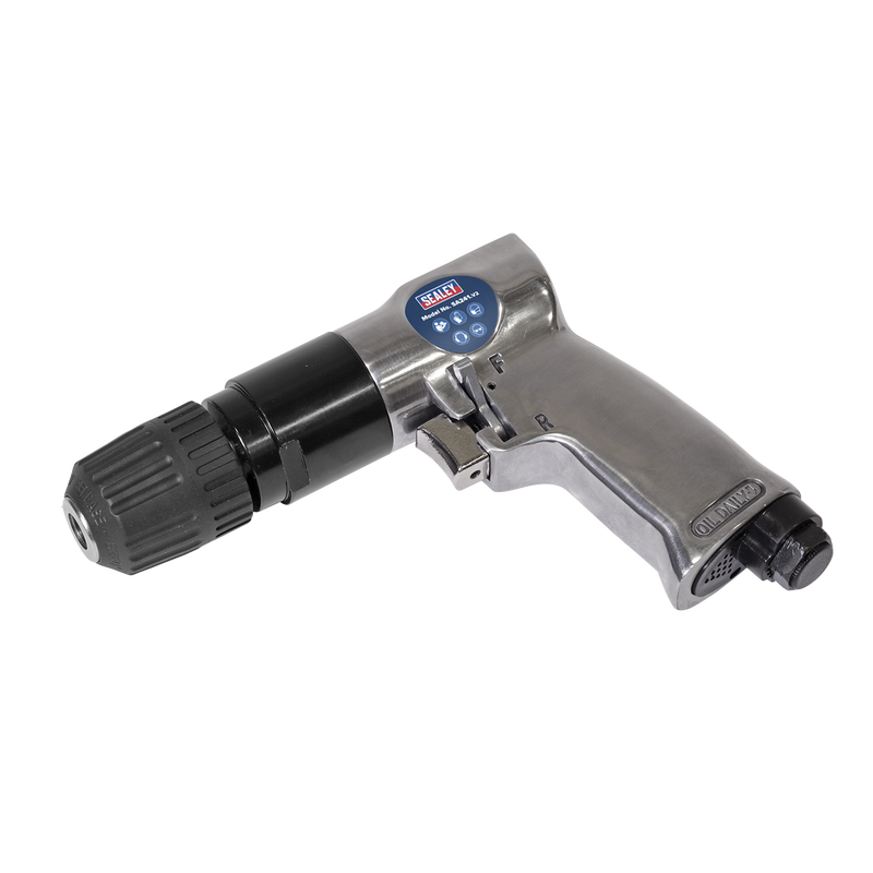 Sealey Reversible Air Drill 10mm Chuck 1800rpm