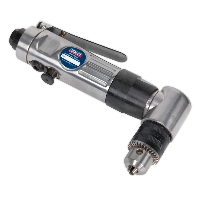 Sealey Reversible Air Angle Drill 10mm 1500rpm