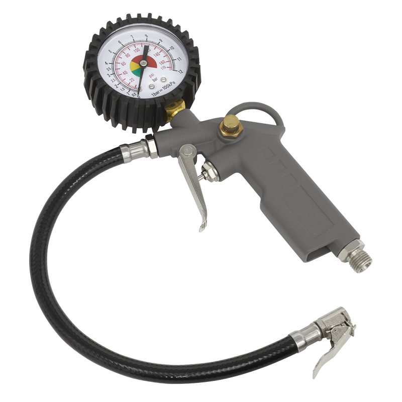 Sealey Tyre Inflator with Gauge SA332 0-12bar