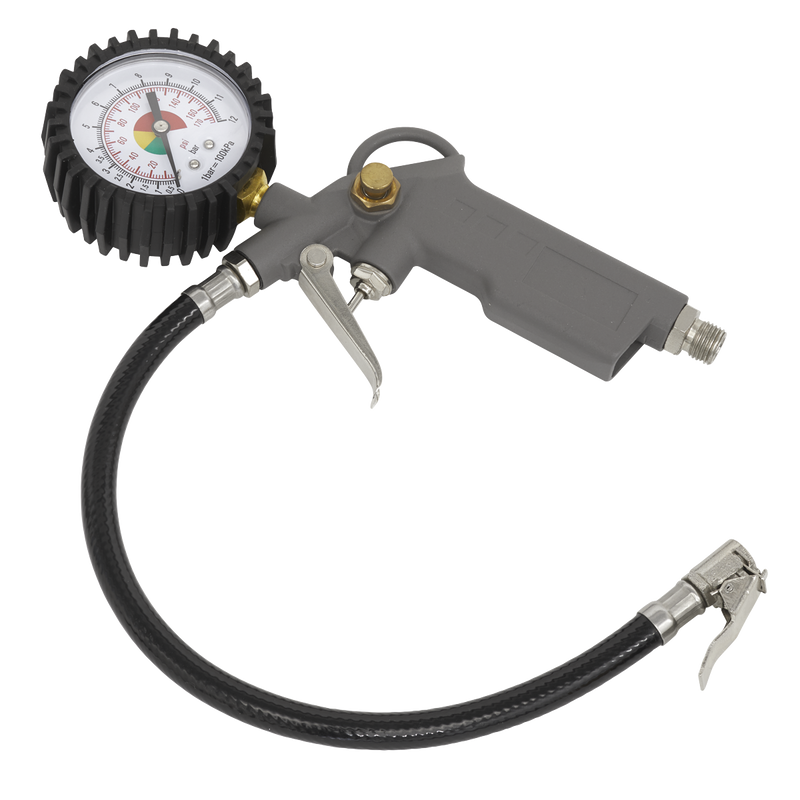 Sealey Tyre Inflator with Gauge SA332 0-12bar
