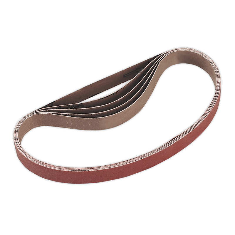 Sealey Sanding Belt 20 x 520mm 100 Grit - Pack of 5