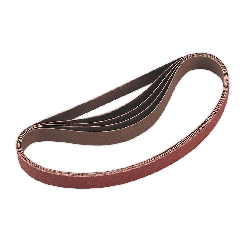 Sealey Sanding Belt 20 x 520mm 80Grit Pack of 5
