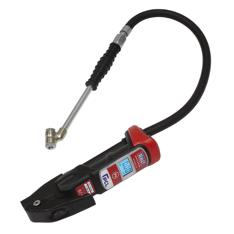 Sealey PCL Digital Tyre Inflator SA37/96B with Twin Push-On Connector