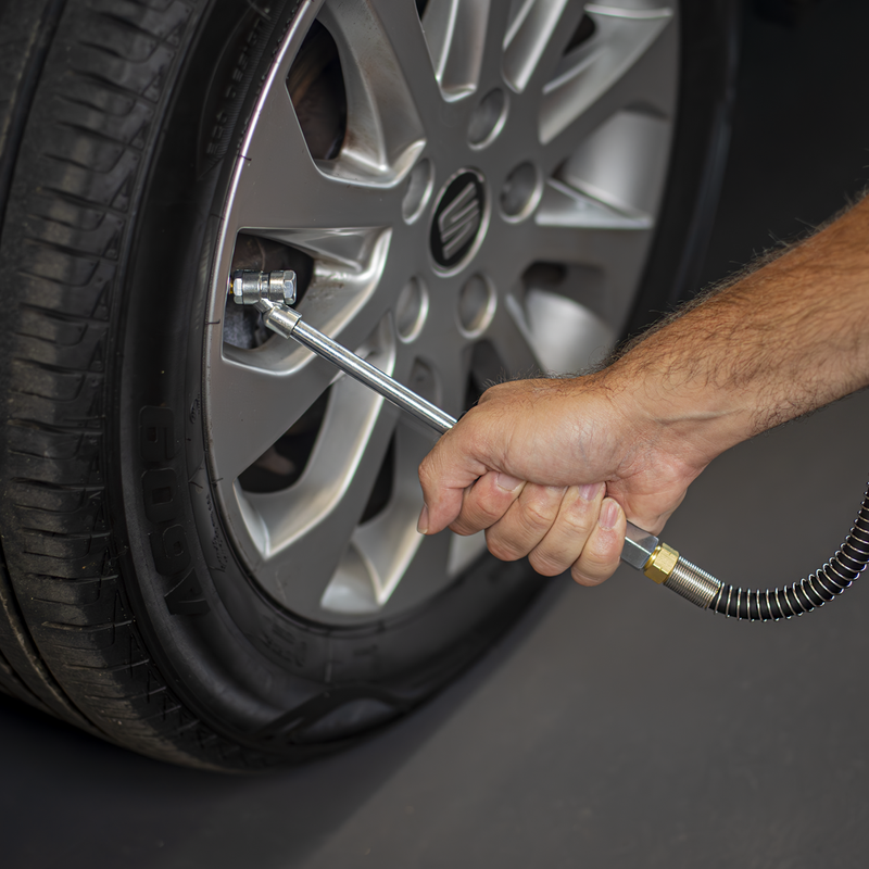 Sealey Tyre Inflator SA371 0-9.5bar with 0.5m Hose