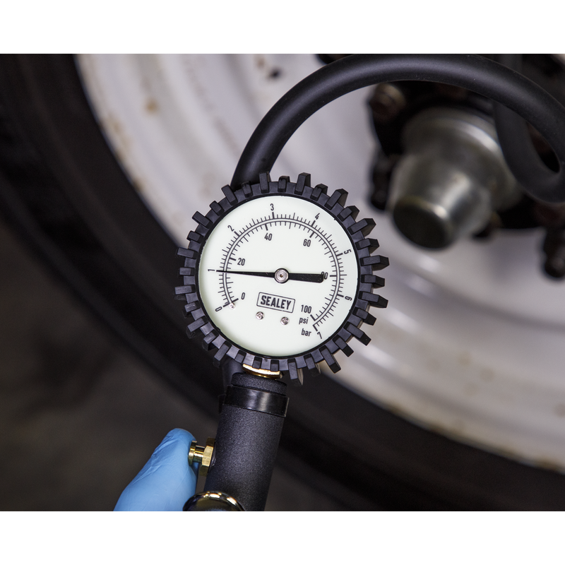 Sealey Tyre Inflator SA399 170psi Clip-On Connector