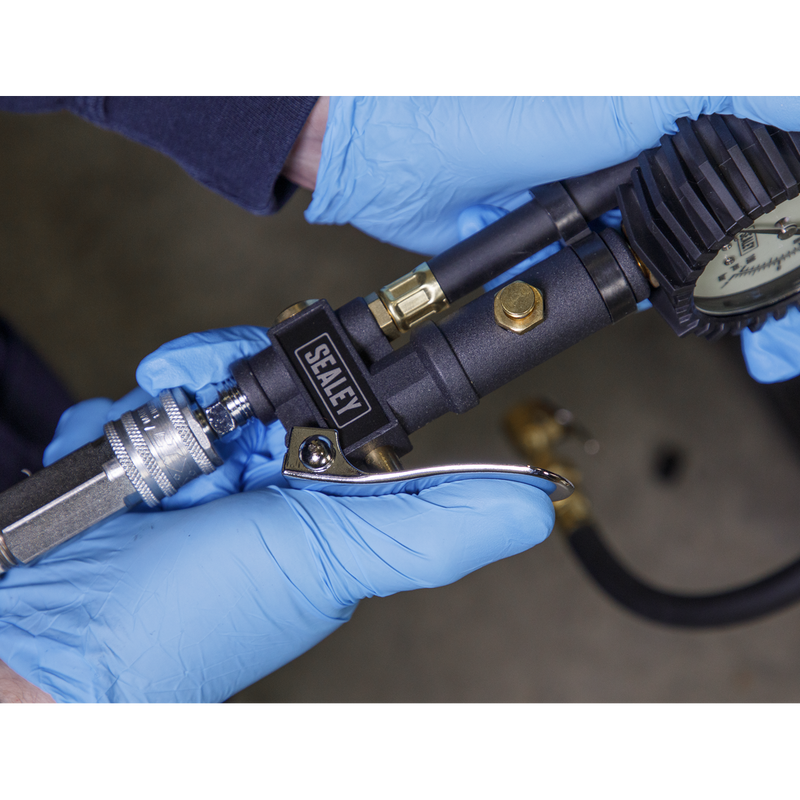 Sealey Tyre Inflator SA399 170psi Clip-On Connector