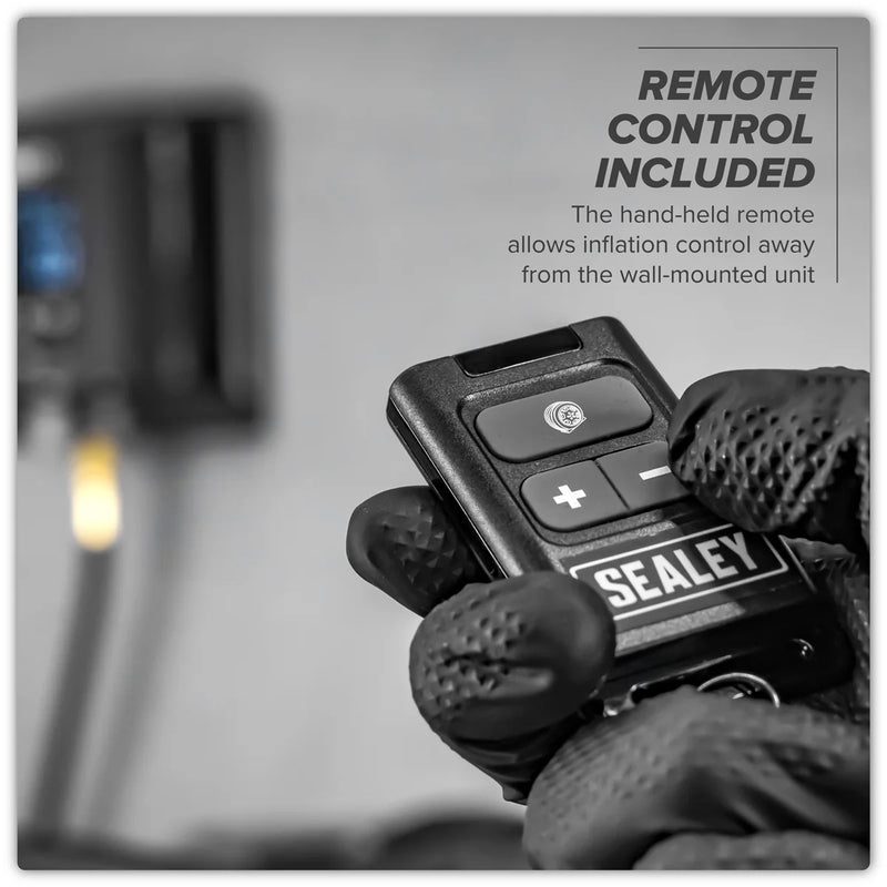 Sealey Wall Mounting Tyre Inflator SA450 174psi Digital