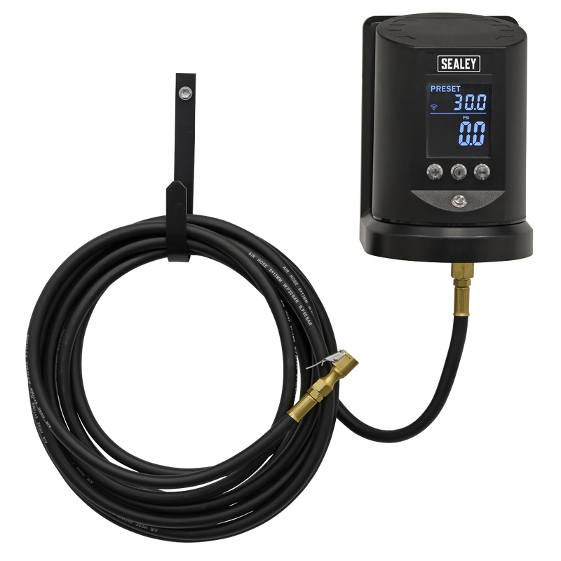 Sealey Wall Mounting Tyre Inflator SA450 174psi Digital