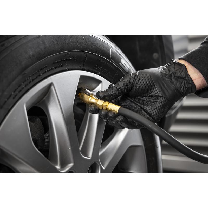 Sealey Rechargeable Tyre Inflator SA500 15bar with Clip-On Connector