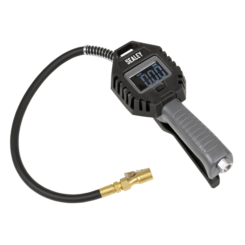 Sealey Rechargeable Tyre Inflator SA500 15bar with Clip-On Connector