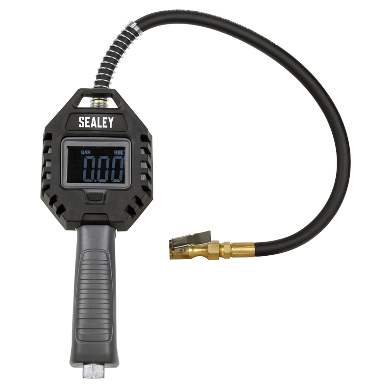 Sealey Rechargeable Tyre Inflator SA500 15bar with Clip-On Connector