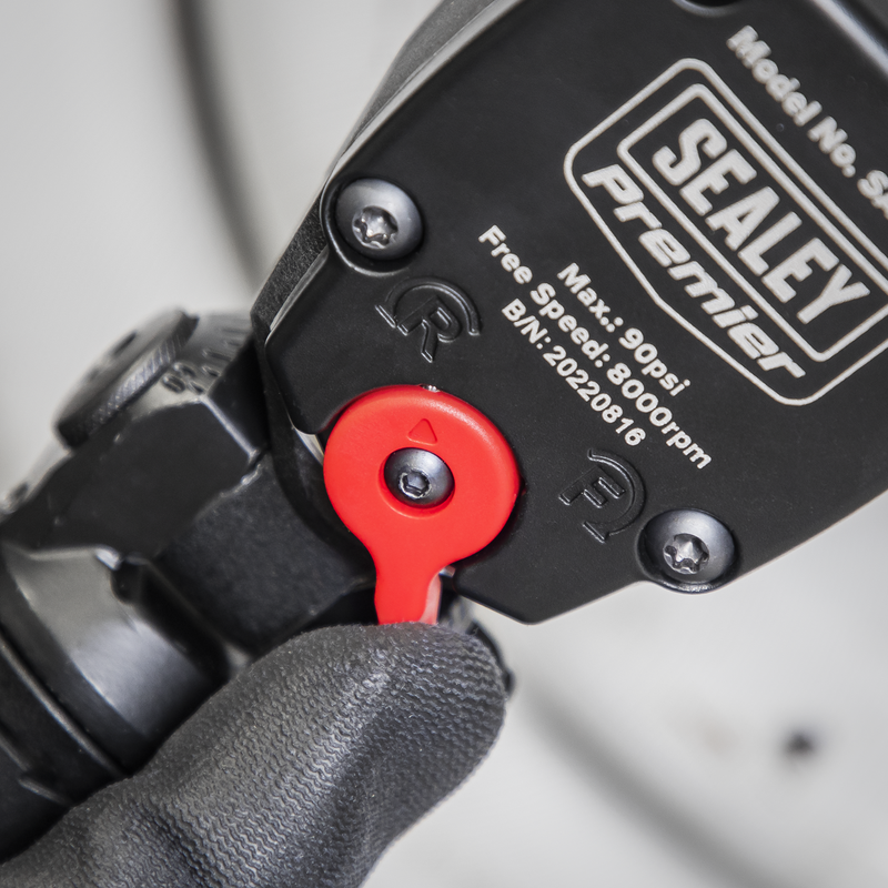 Sealey Premier Twin Hammer Air Impact Wrench 1/2" Drive 966lb.ft Torque