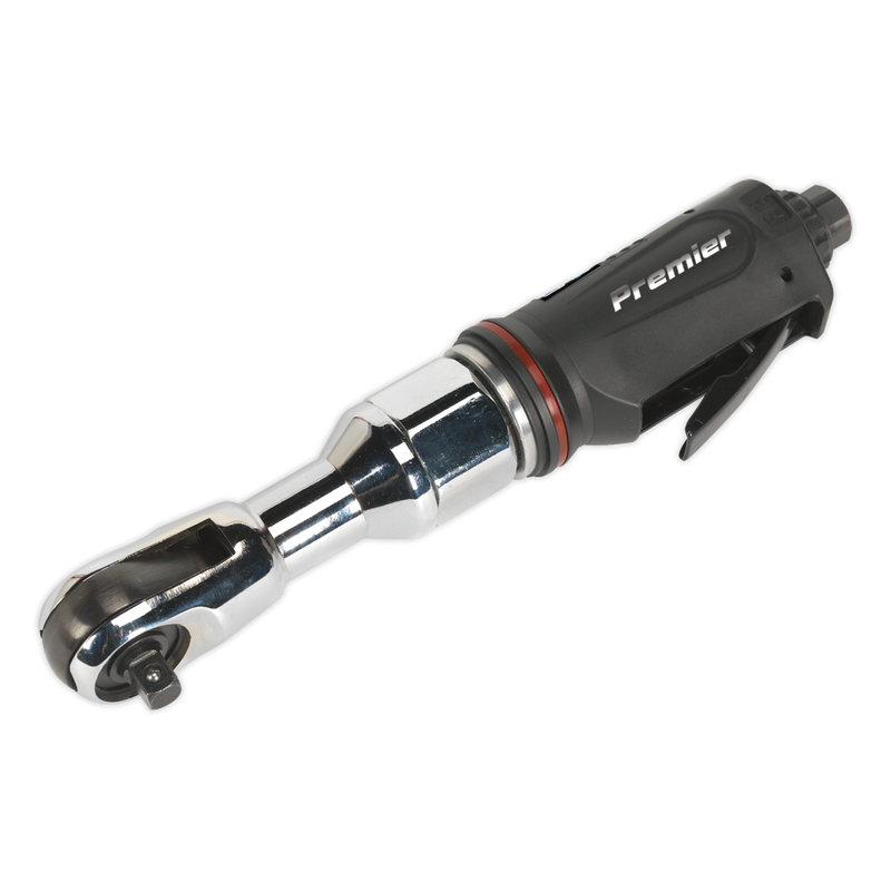 Sealey Premier Air Ratchet Wrench SA608 1/2" Sq Drive 50lb.ft Torque