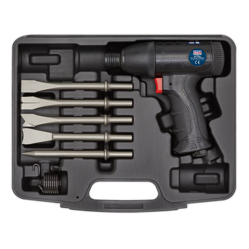 Sealey Premier Air Hammer Kit SA613 50mm Stroke 4200bpm