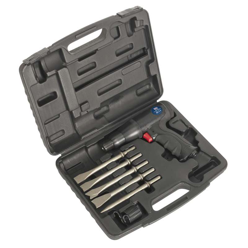 Sealey Premier Air Hammer Kit SA614 3000bpm 70mm Stroke