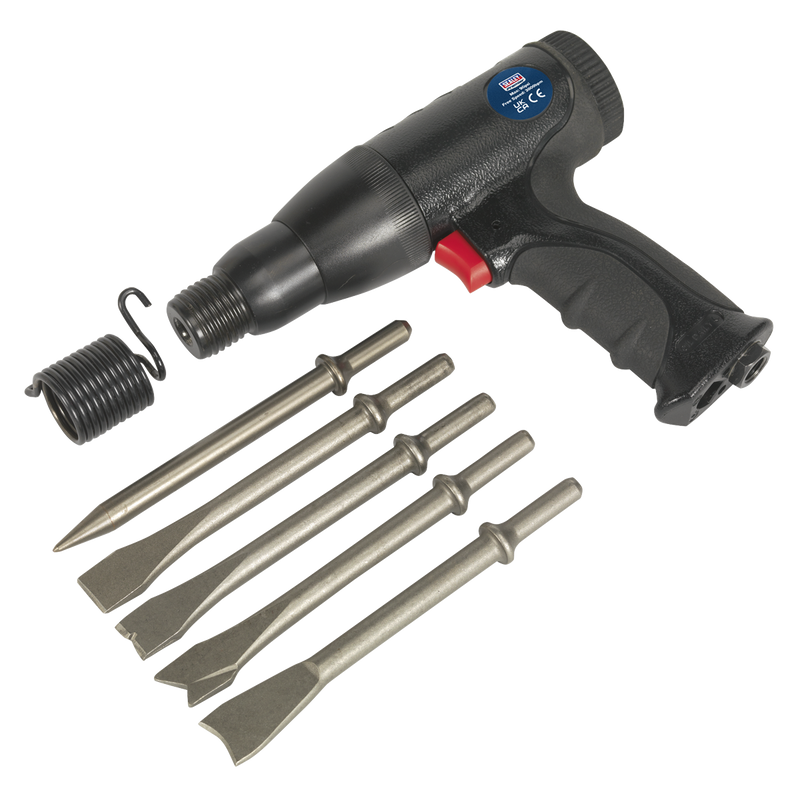 Sealey Premier Air Hammer Kit SA614 3000bpm 70mm Stroke