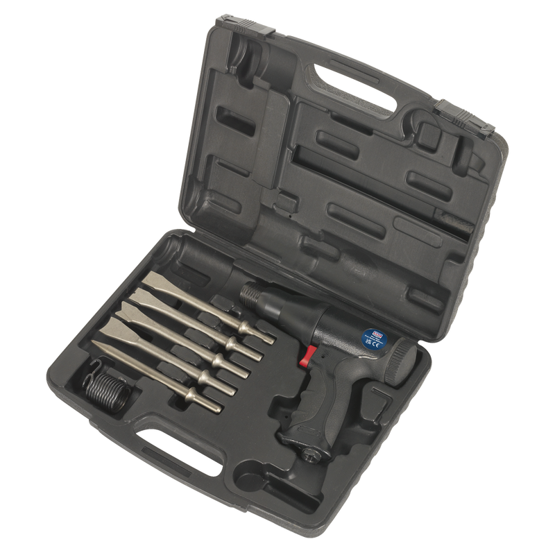 Sealey Premier Air Hammer Kit SA614 3000bpm 70mm Stroke