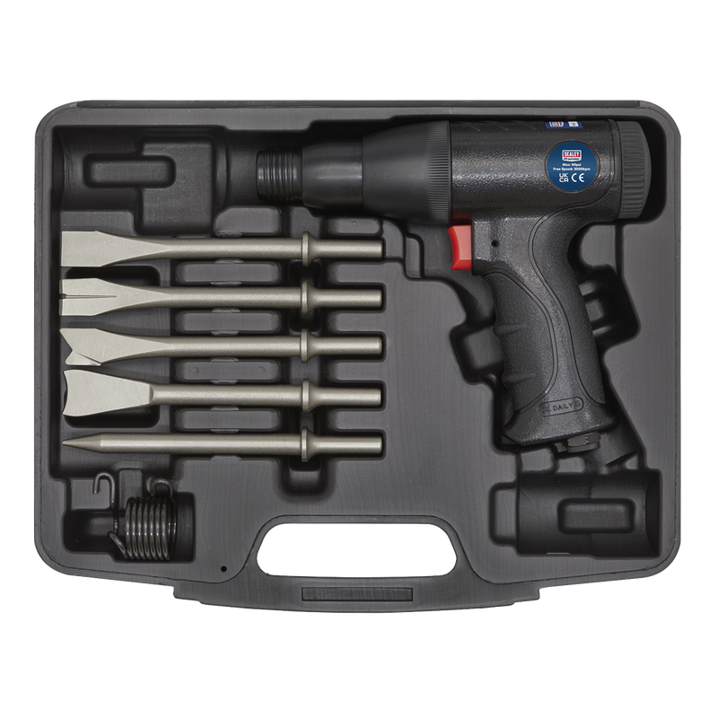 Sealey Premier Air Hammer Kit SA614 3000bpm 70mm Stroke