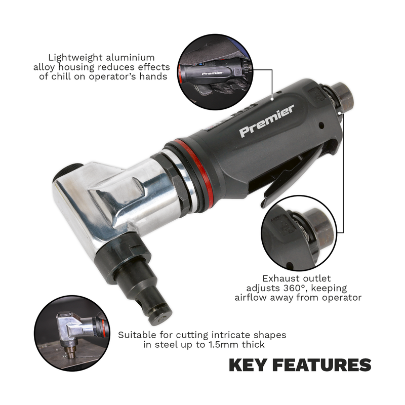 Sealey Premier Air Nibbler SA649 1.5mm Cutting Capacity