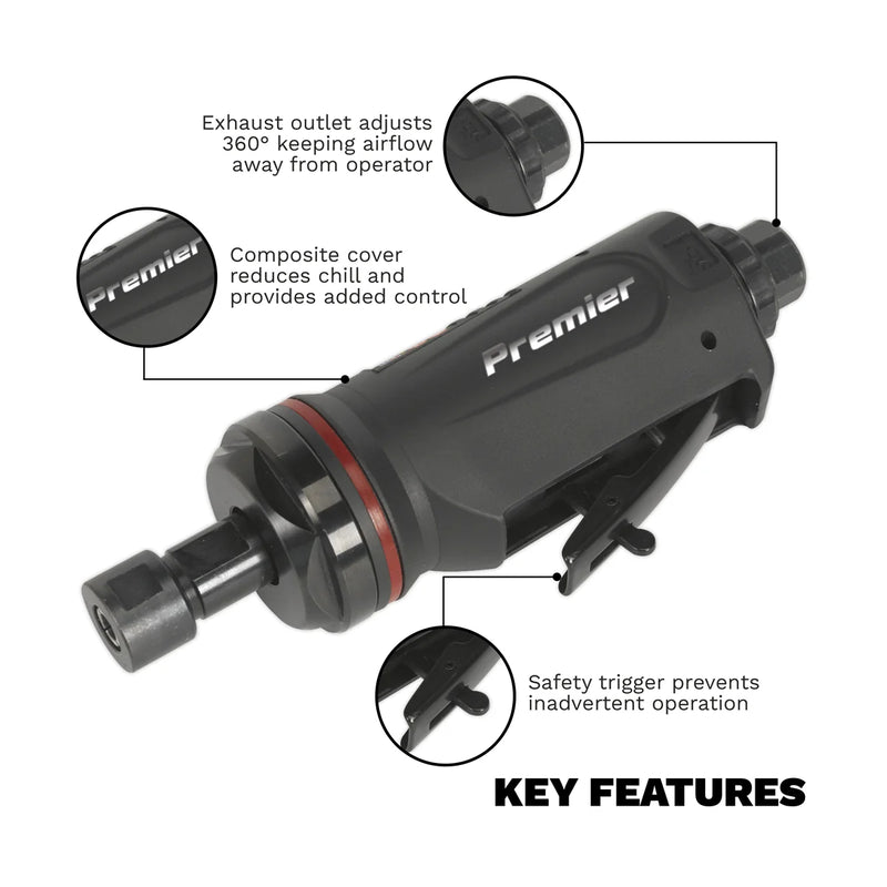 Sealey Premier Die Grinder SA654 6mm Collet 22000rpm