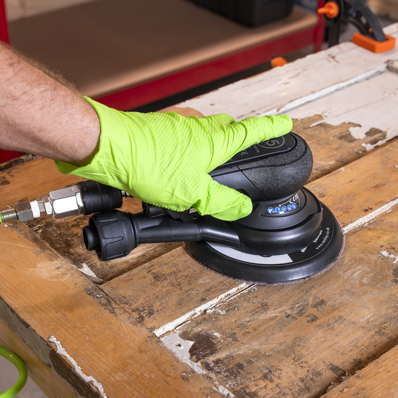 Sealey Premier Air Palm Orbital Sander Ø150mm 11000rpm