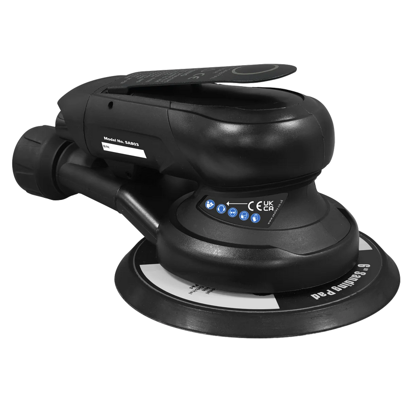Sealey Premier Air Palm Orbital Sander Ø150mm 11000rpm SA803