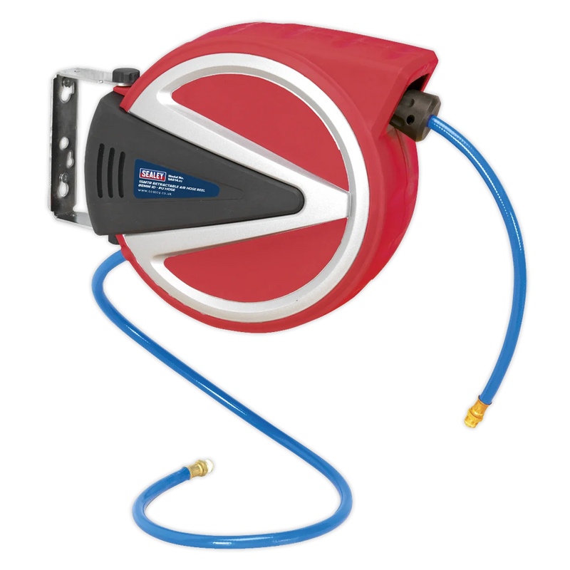 Sealey 15m Retractable PU Air Hose Reel 8mm ID