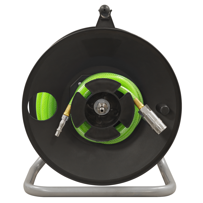 Sealey 20m Portable Manual Air Hose Reel 6mm ID