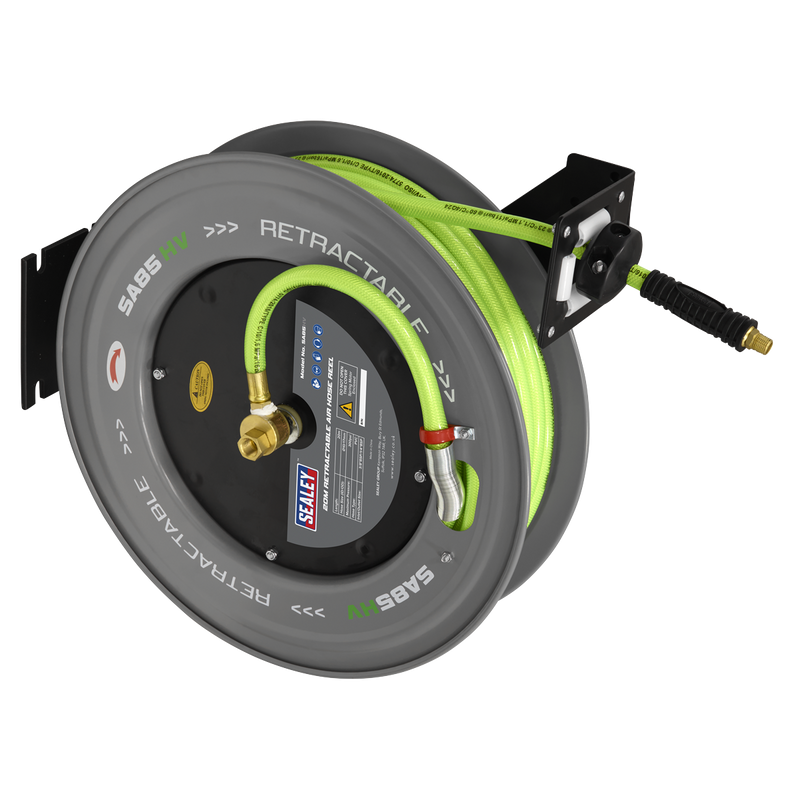 Sealey 20m Retractable PVC Air Hose Reel 10mm ID