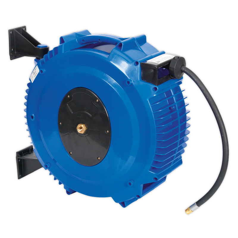 Sealey 20m Retractable Rubber Air Hose Reel SA88 10mm ID