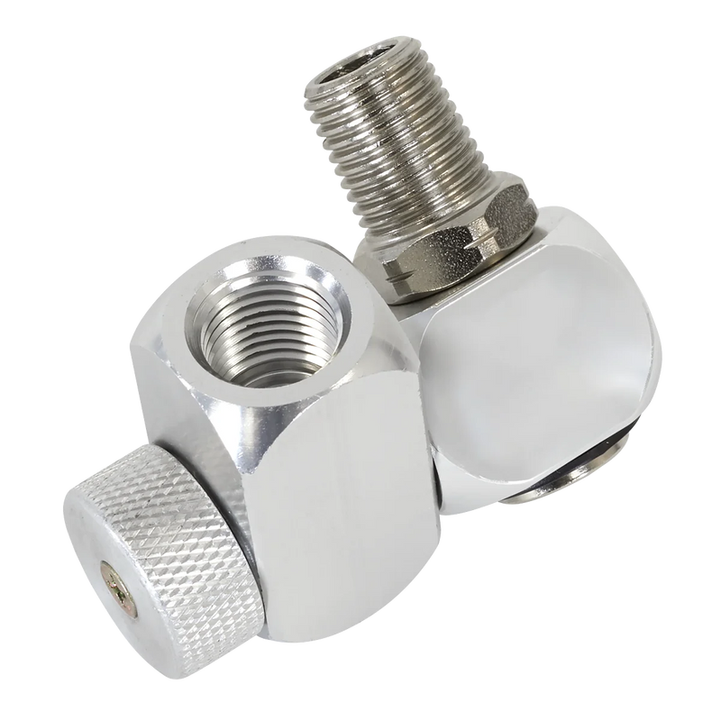 Sealey Z-Swivel Air Hose Connector with Regulator 1/4" BSP