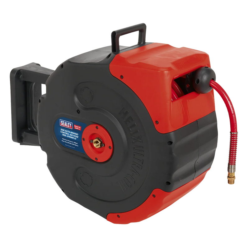 Sealey 20m Auto-Rewind Control Air Hose Reel 10mm ID