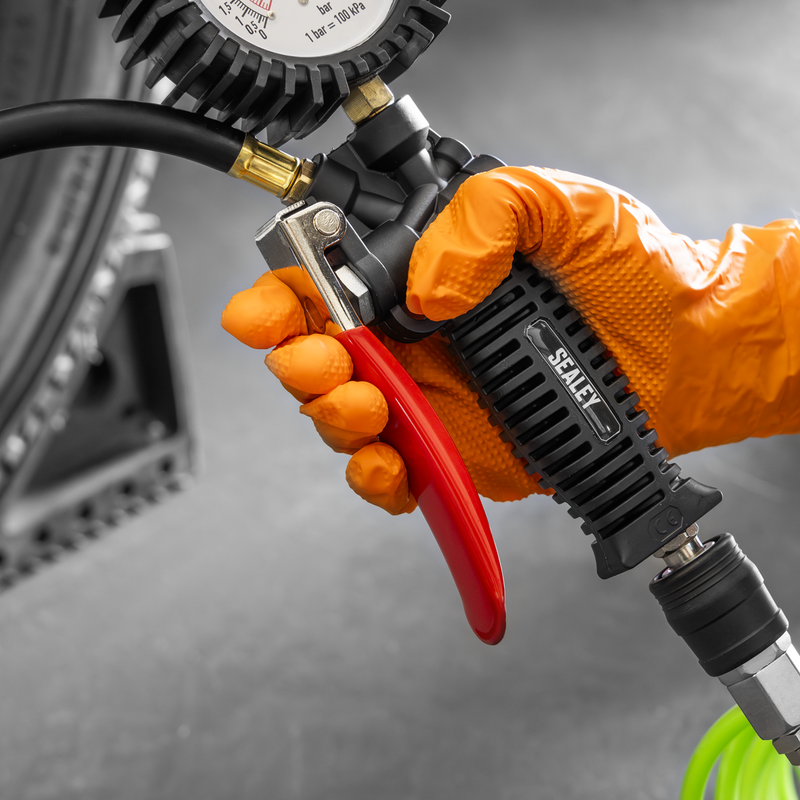Sealey Tyre Inflator SA9314 0-12bar with Push-On Connector