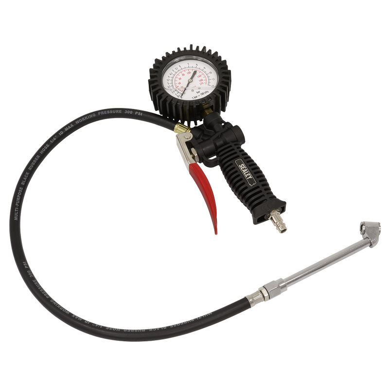 Sealey Tyre Inflator SA9314 0-12bar with Push-On Connector