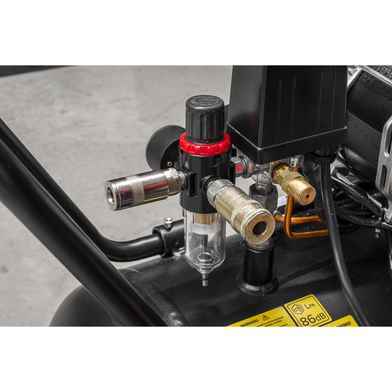Sealey SAC10001S 100L Low Noise Direct Drive Air Compressor 2hp