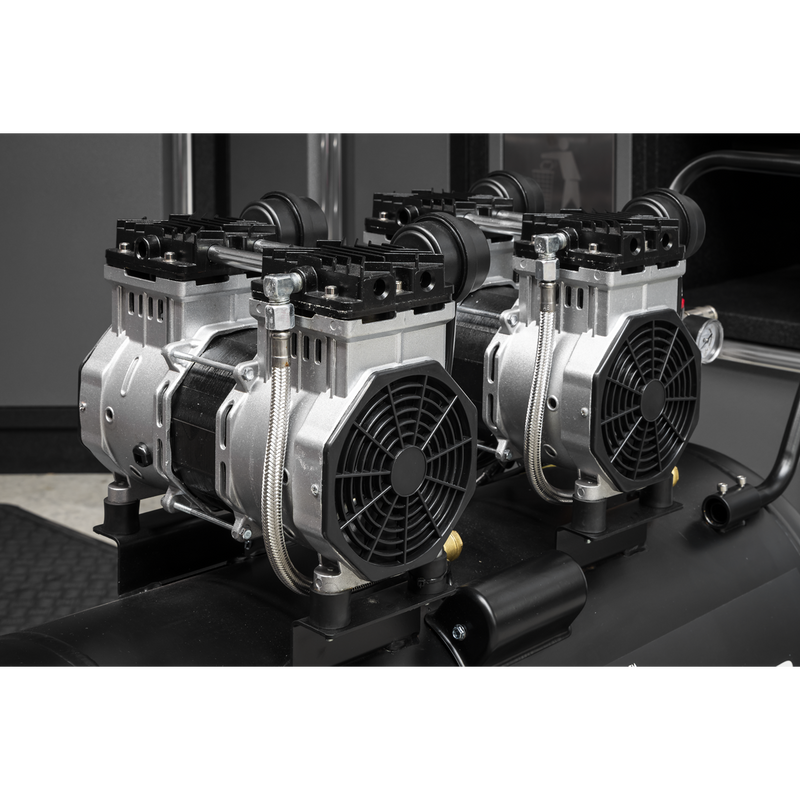 Sealey SAC10001S 100L Low Noise Direct Drive Air Compressor 2hp