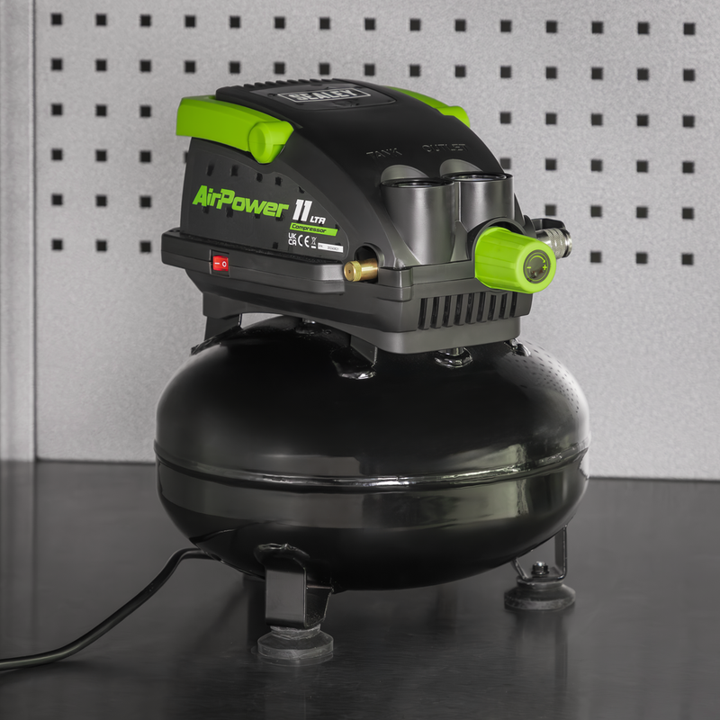 Sealey SAC1100 11L Direct Drive Air Compressor 0.5hp