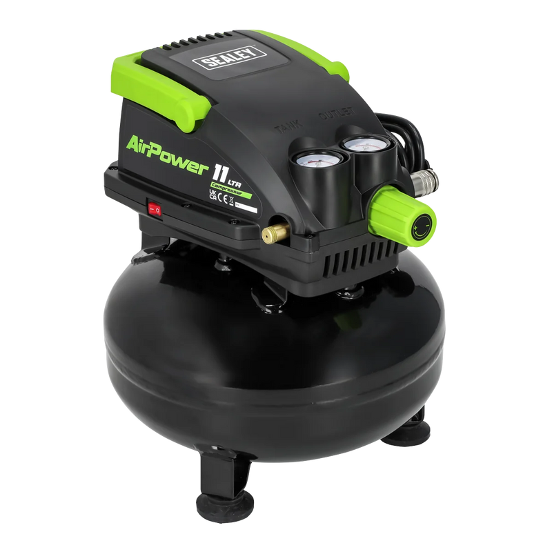 Sealey SAC1100 11L Direct Drive Air Compressor 0.5hp