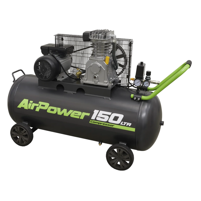 Sealey 150L Belt Drive Air Compressor 3hp 116psi
