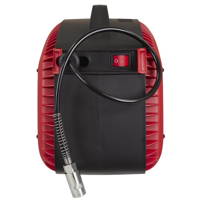 Sealey Wall Mounting Air Compressor 1.5hp with 7m Hose Reel