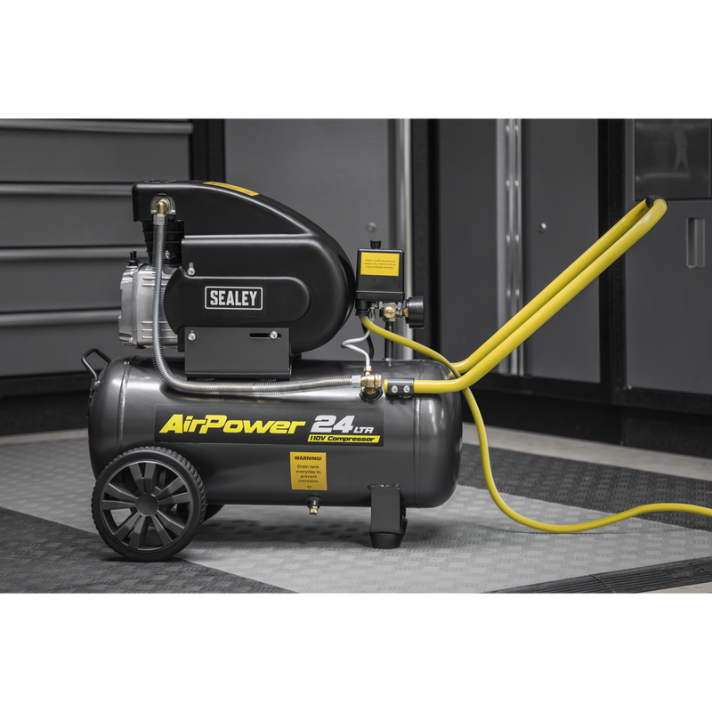 Sealey 24L Direct Drive Air Compressor 2hp 110V