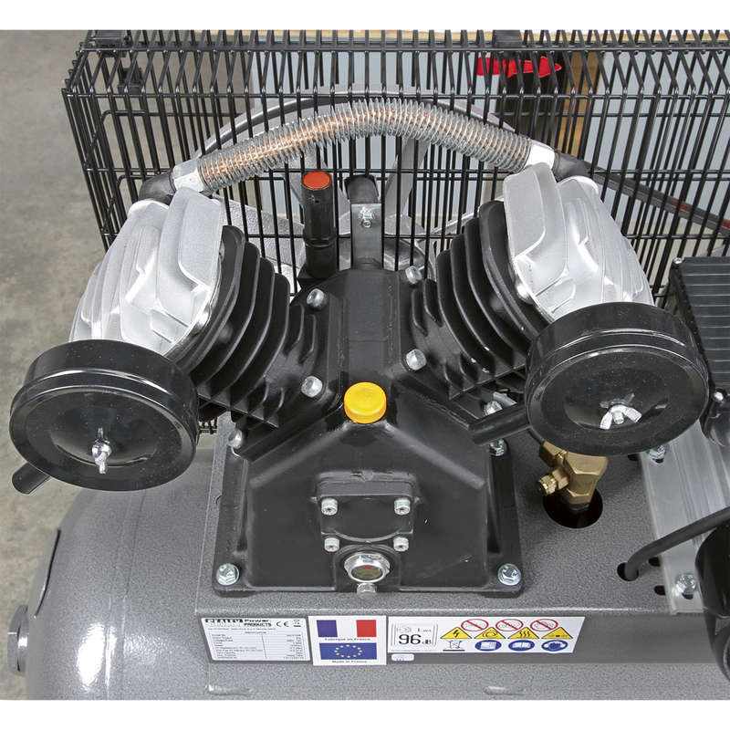 Sealey Premier 200L Belt Drive Air Compressor SAC3203B 3hp
