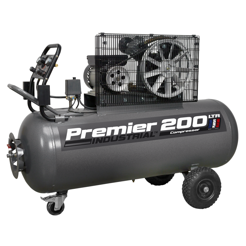 Sealey Premier 200L Belt Drive Air Compressor SAC3203B 3hp