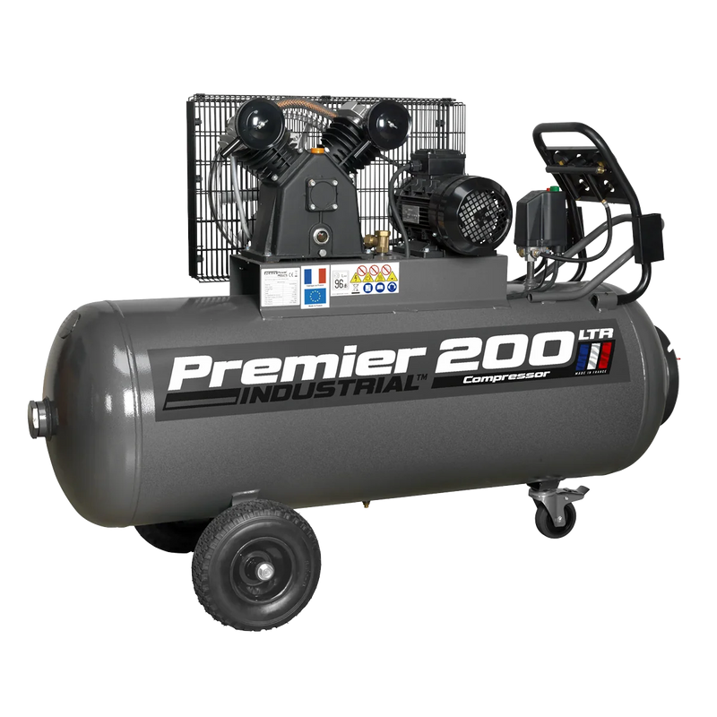 Sealey Premier 200L Belt Drive Air Compressor SAC3203B3PH 3hp