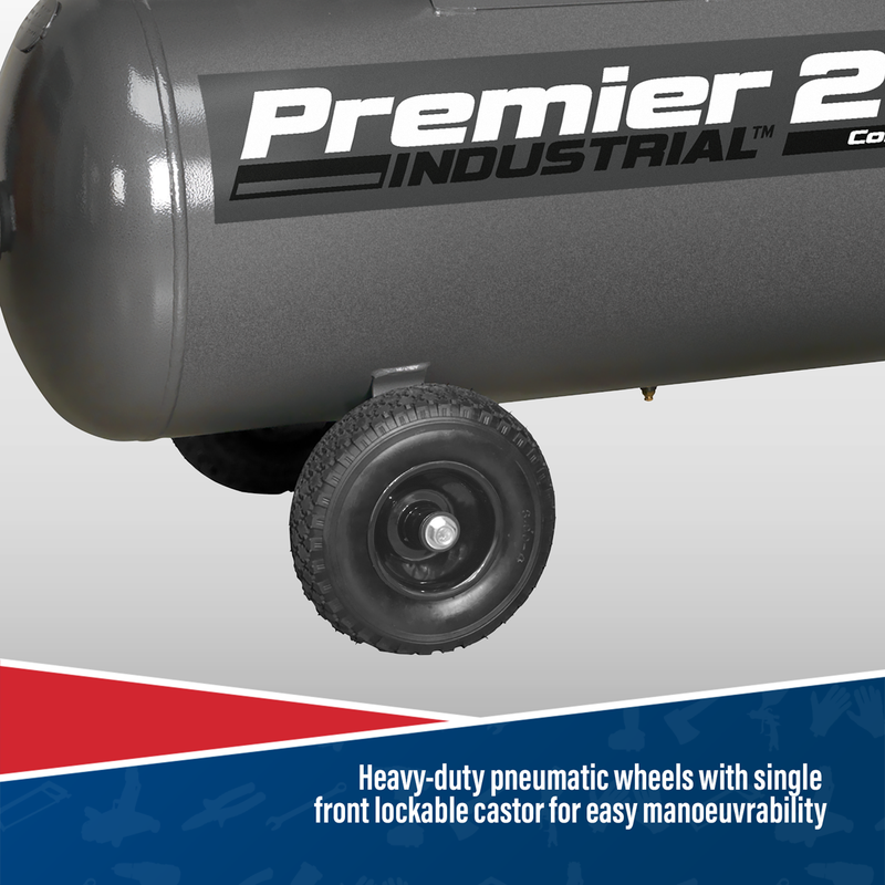 Sealey Premier 200L Belt Drive Air Compressor SAC3203B 3hp